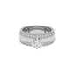 Diamond Dynasty Diamond Ring 18 KT / White Gold / 22