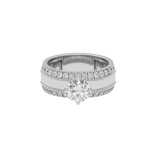 Diamond Dynasty Diamond Ring 18 KT / White Gold / 22