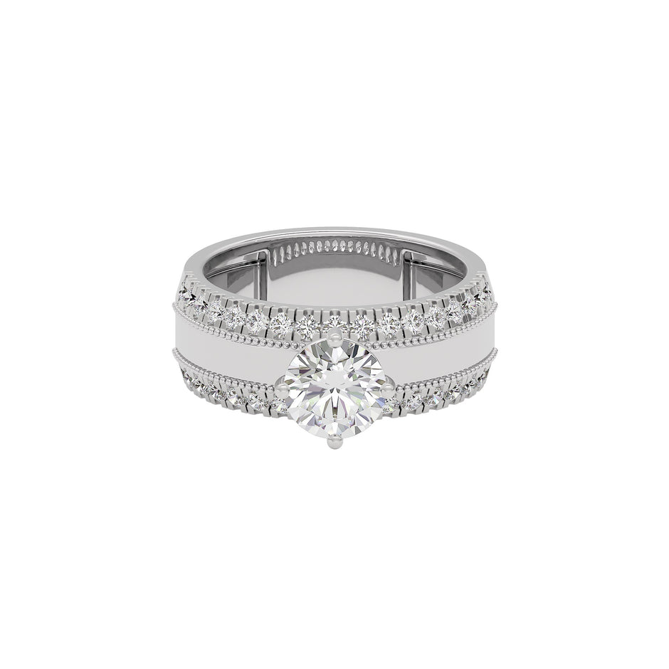 Diamond Dynasty Diamond Ring 18 KT / White Gold / 22