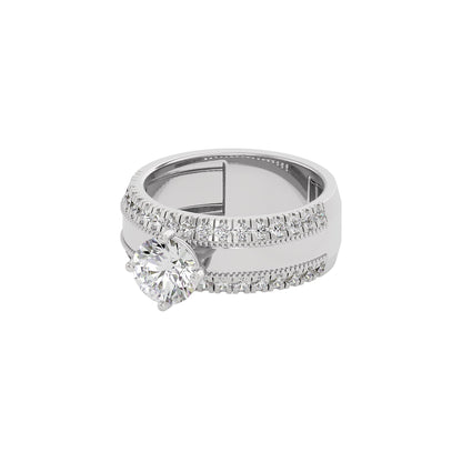 Diamond Dynasty Diamond Ring 18 KT / White Gold / 22