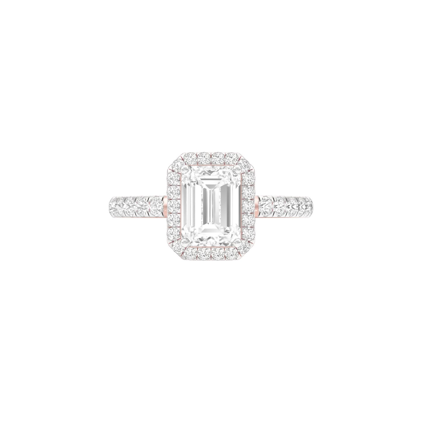 Pure Perfection Diamond Ring 18 KT / Rose Gold / 22