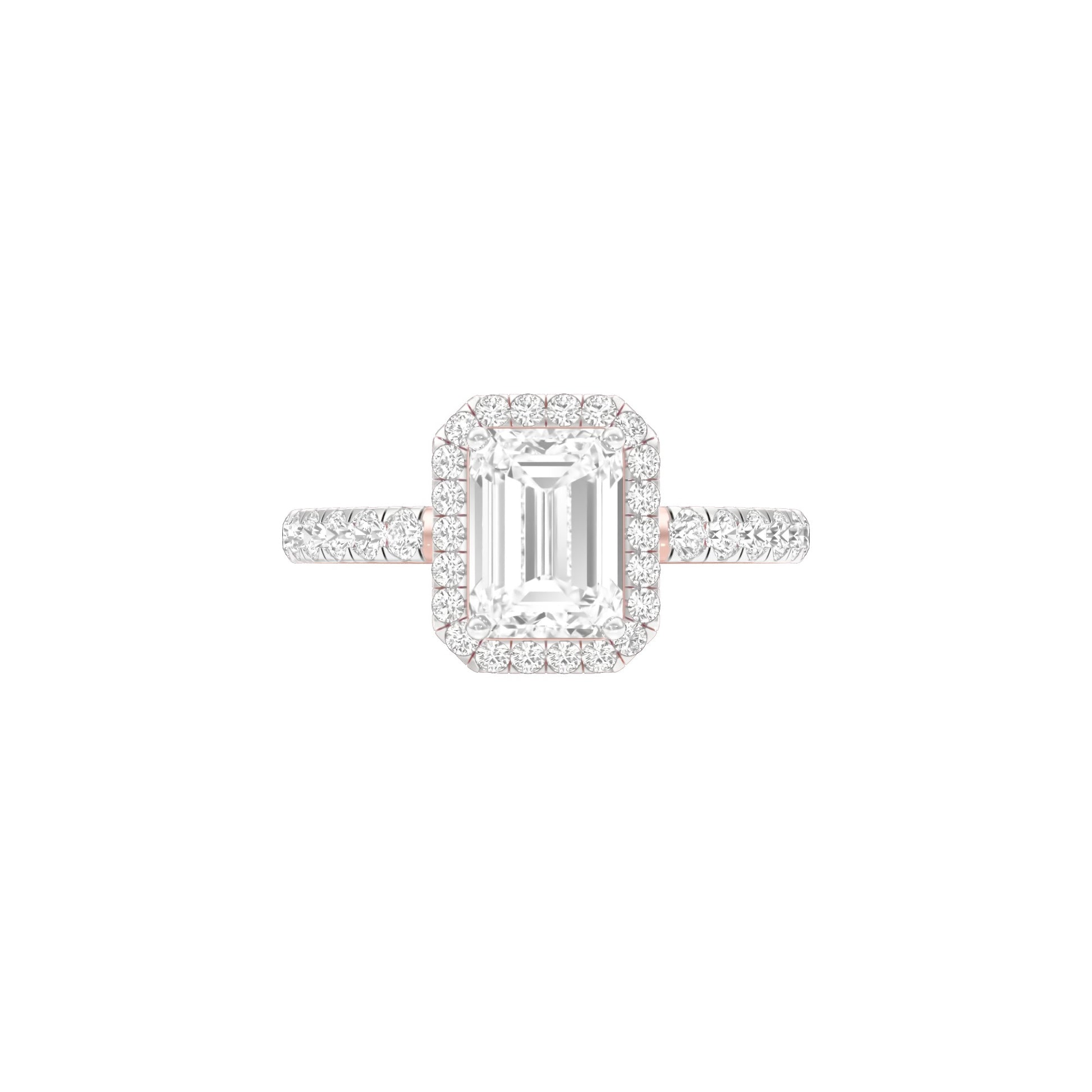 Pure Perfection Diamond Ring 18 KT / Rose Gold / 22