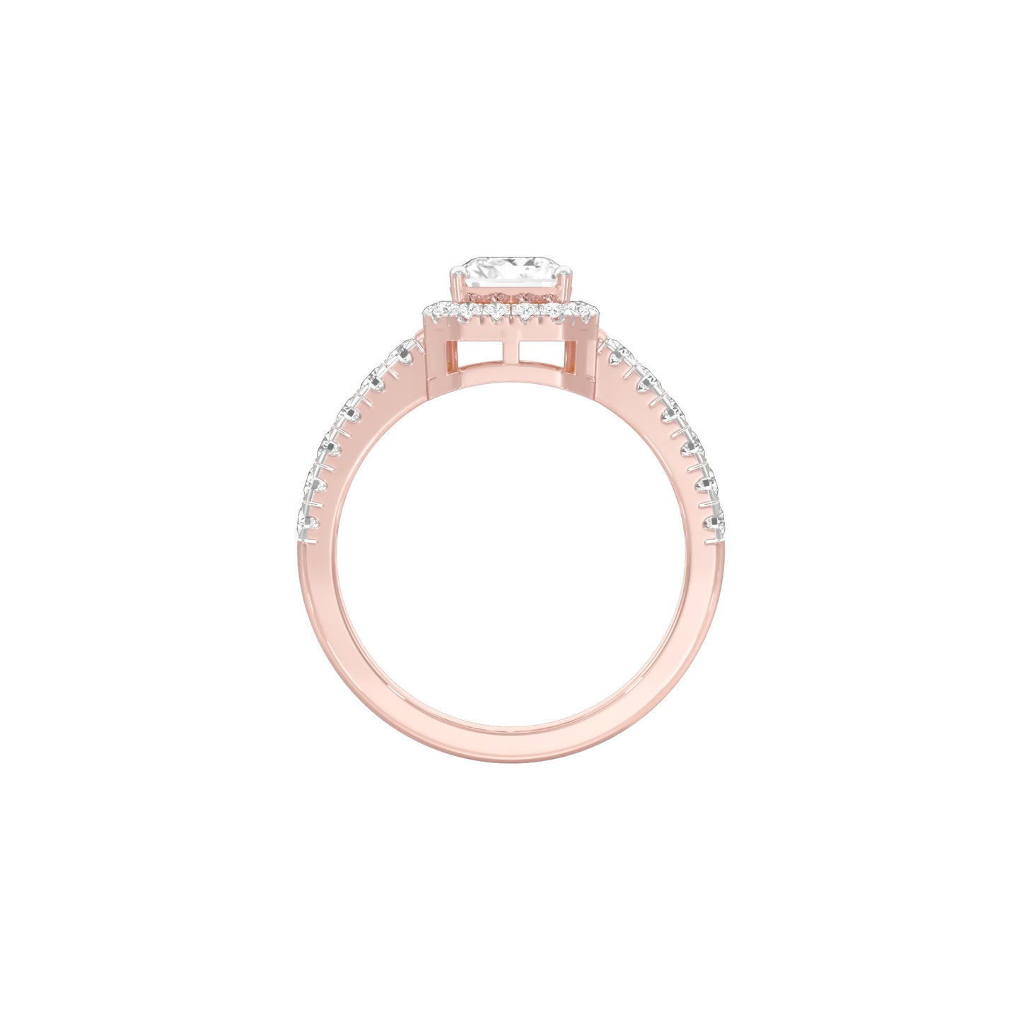 Pure Perfection Diamond Ring 18 KT / Rose Gold / 22