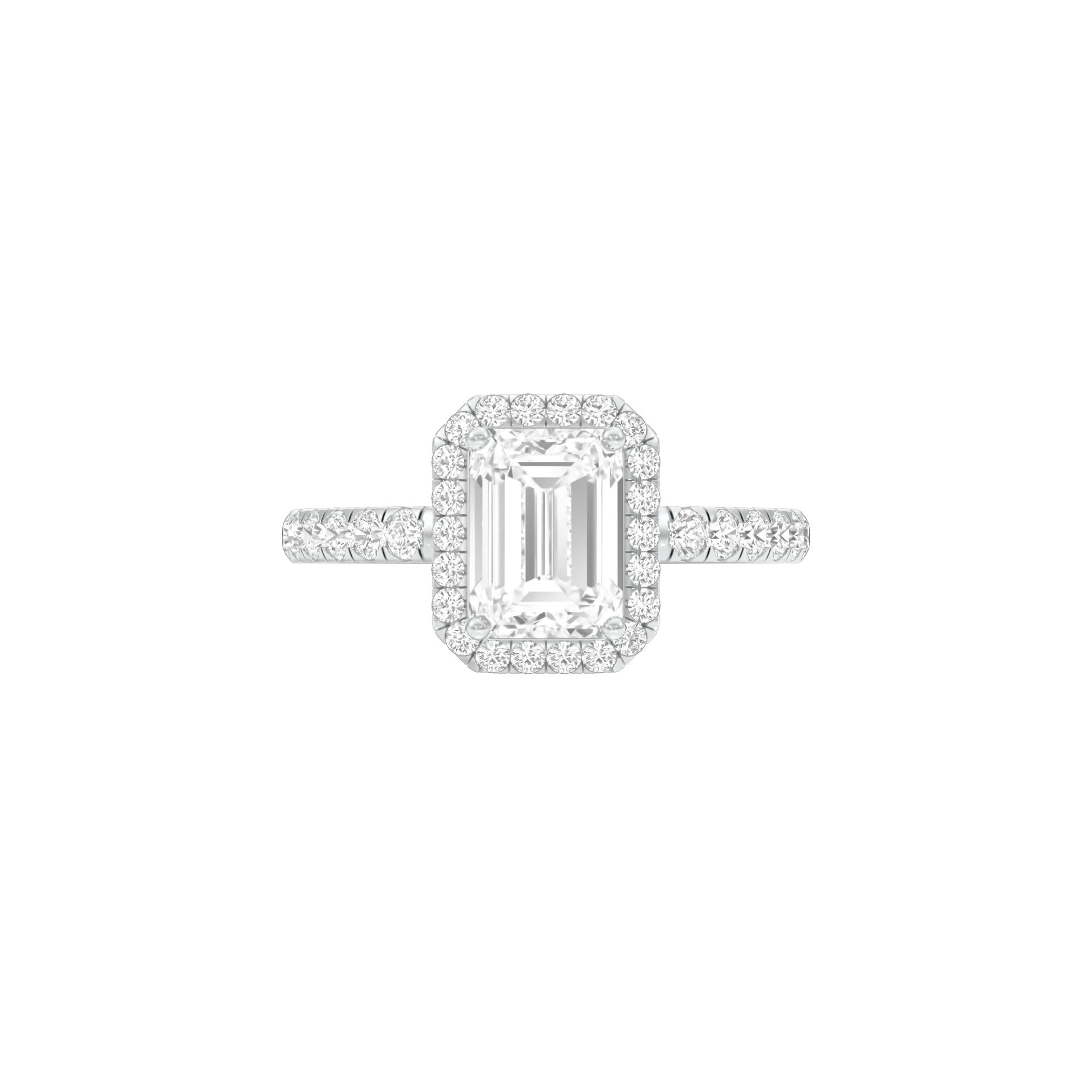 Pure Perfection Diamond Ring 18 KT / White Gold / 22