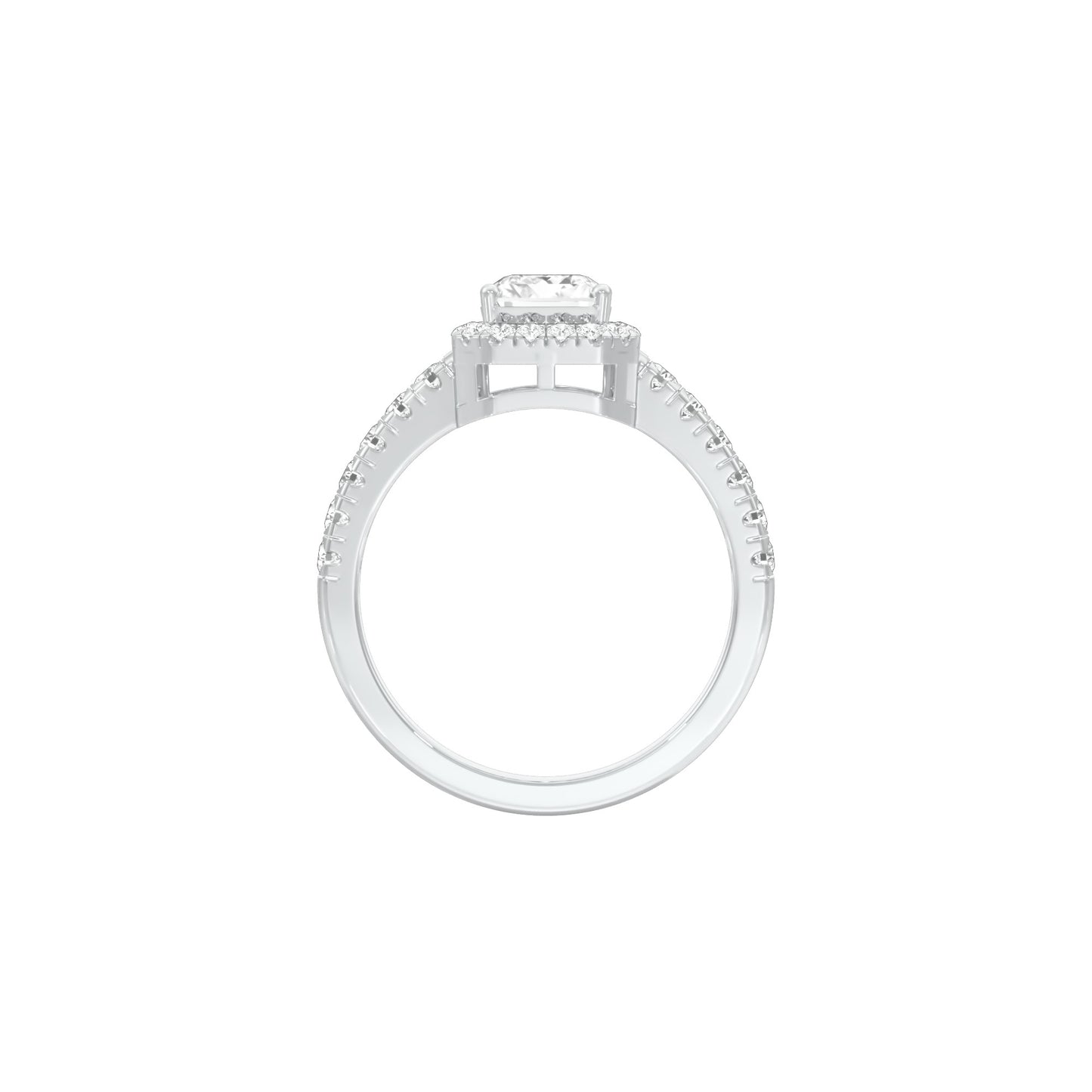 Pure Perfection Diamond Ring 18 KT / White Gold / 22