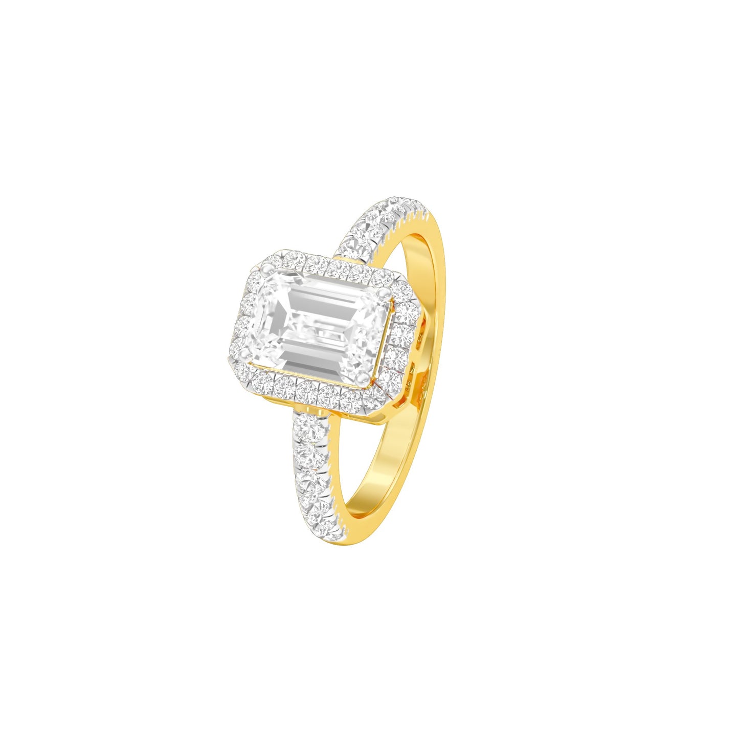Pure Perfection Diamond Ring 18 KT / Yellow Gold / 22