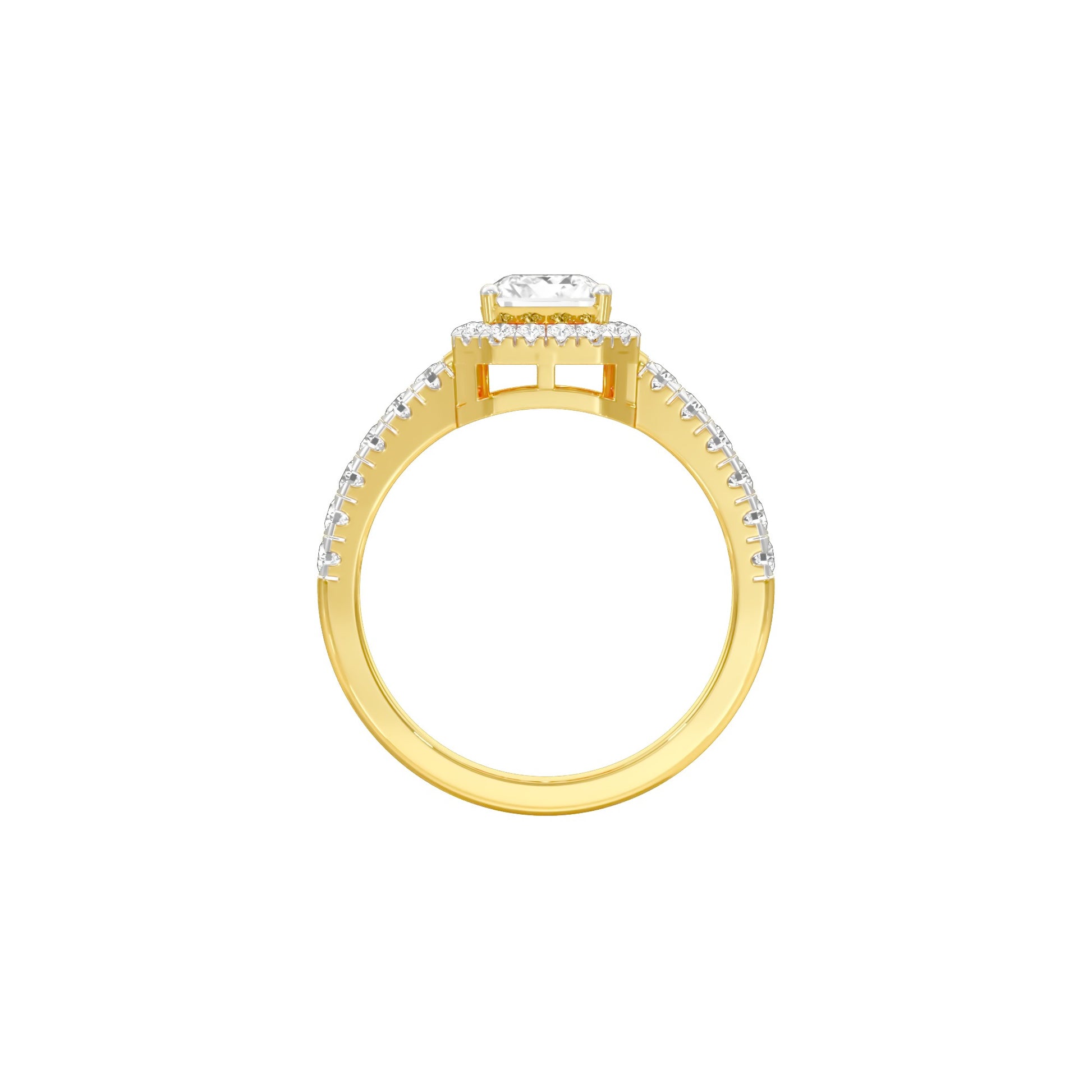 Pure Perfection Diamond Ring 18 KT / Yellow Gold / 22