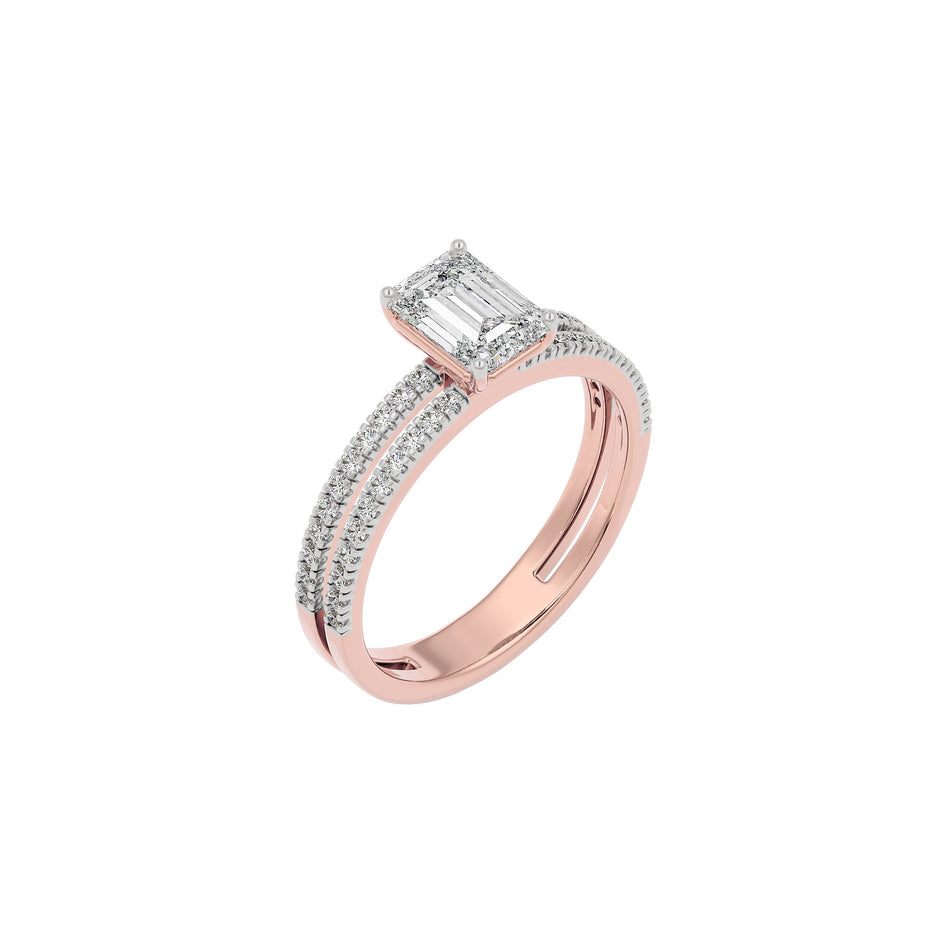Dewdrop Dream Diamond Ring 18 KT / Rose Gold / 22