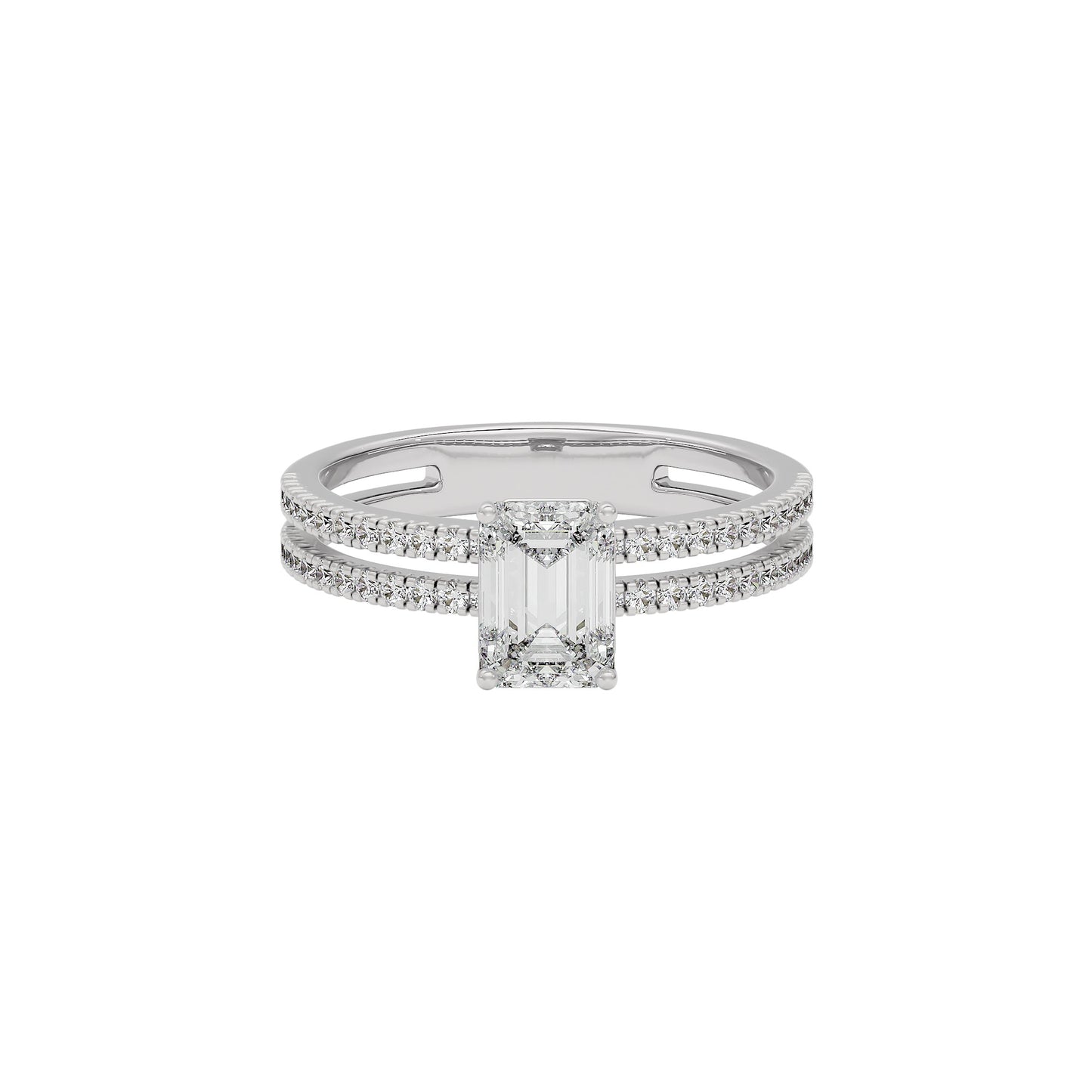 Dewdrop Dream Diamond Ring 18 KT / White Gold / 22