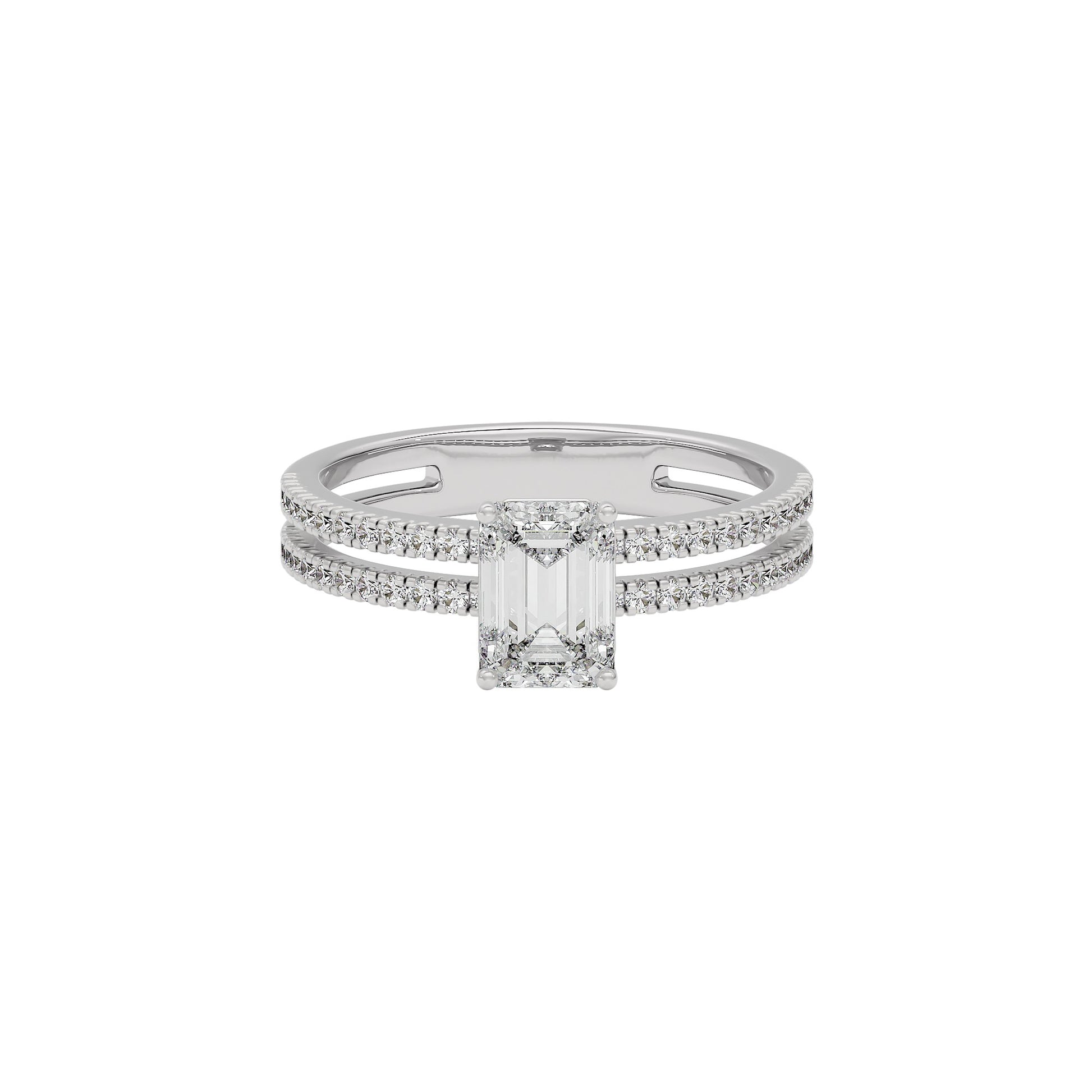 Dewdrop Dream Diamond Ring 18 KT / White Gold / 22