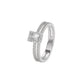 Dewdrop Dream Diamond Ring 18 KT / White Gold / 22