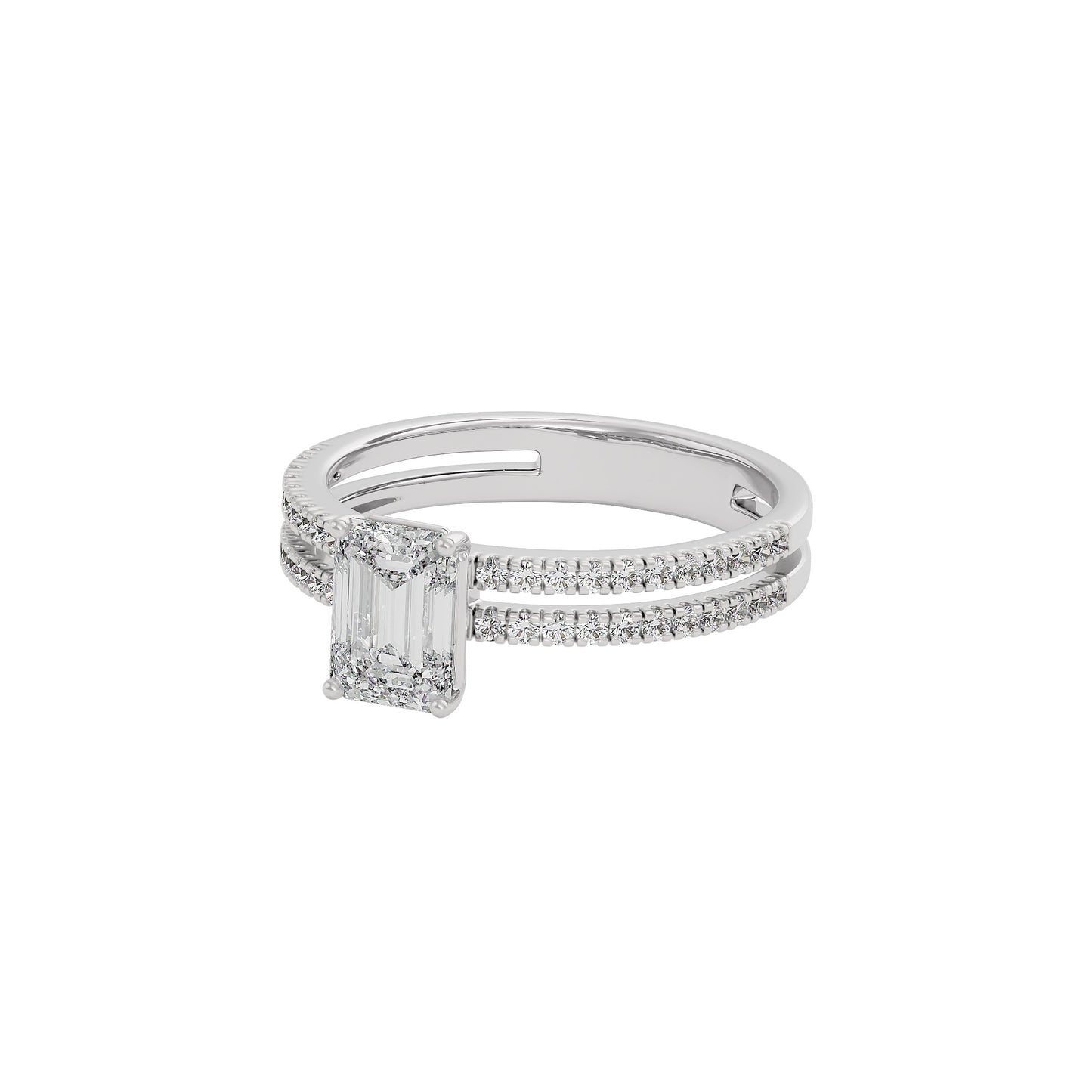 Dewdrop Dream Diamond Ring 18 KT / White Gold / 22
