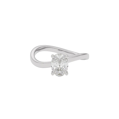 Refined Radiance Diamond Ring 18 KT / White Gold / 22