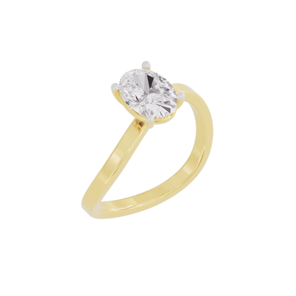 Refined Radiance Diamond Ring