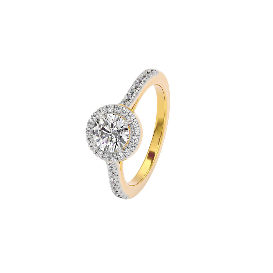 Marry Me Engagement Round Diamond Ring
