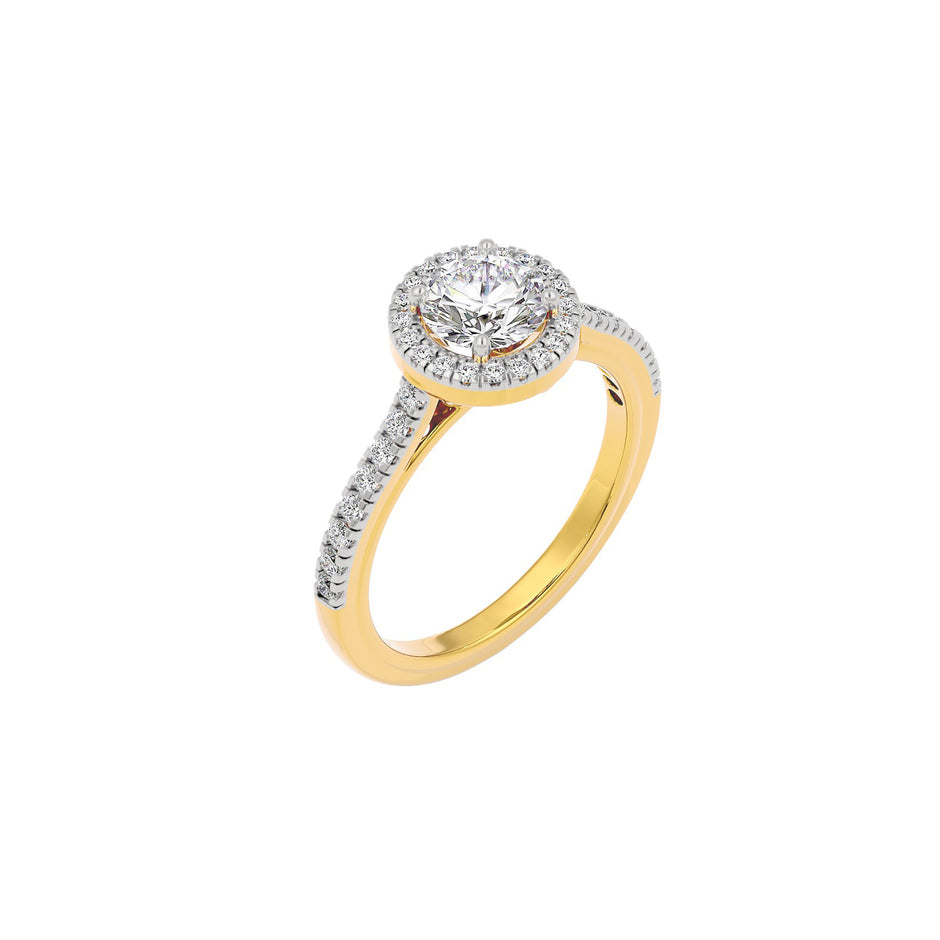 Marry Me Engagement Round Diamond Ring