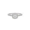 Courtney Engagement Cushion Diamond Ring 18 KT / White Gold / 22