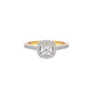 Courtney Engagement Cushion Diamond Ring 18 KT / Yellow Gold / 22