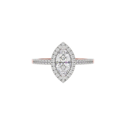 My Vow Luxe Engagement Marquise Diamond Ring 18 KT / Rose Gold / 22