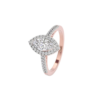 My Vow Luxe Engagement Marquise Diamond Ring 18 KT / Rose Gold / 22