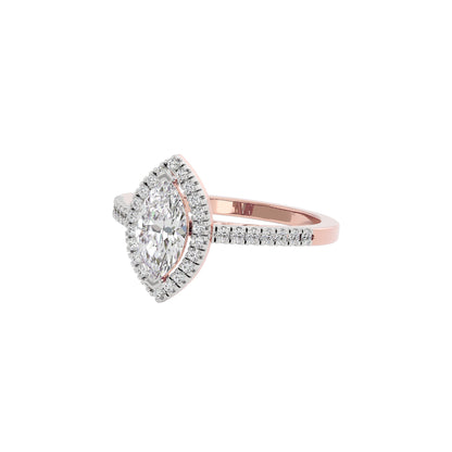 My Vow Luxe Engagement Marquise Diamond Ring 18 KT / Rose Gold / 22