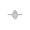 My Vow Luxe Engagement Marquise Diamond Ring 18 KT / White Gold / 22