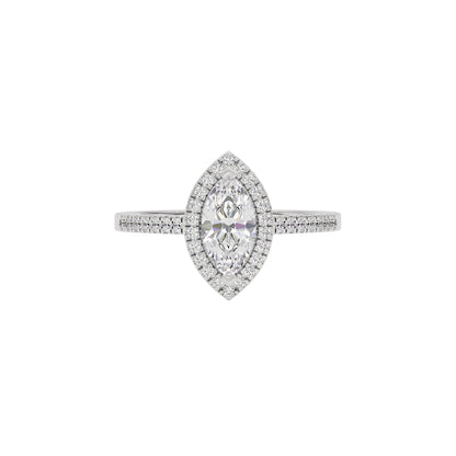 My Vow Luxe Engagement Marquise Diamond Ring 18 KT / White Gold / 22