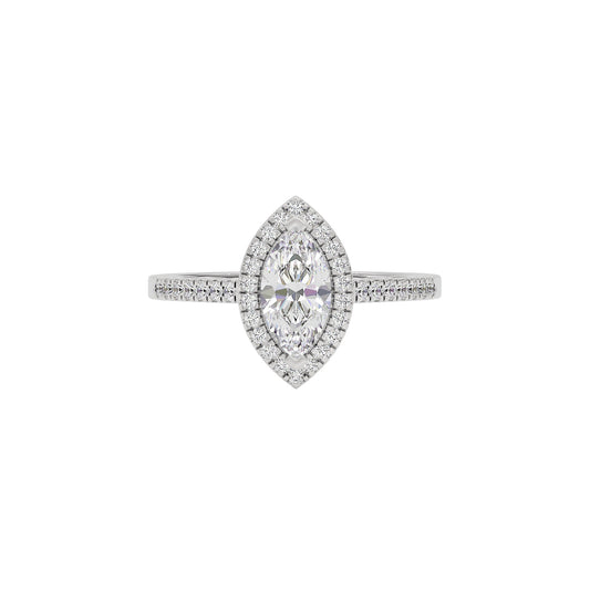 My Vow Luxe Engagement Marquise Diamond Ring 18 KT / White Gold / 22