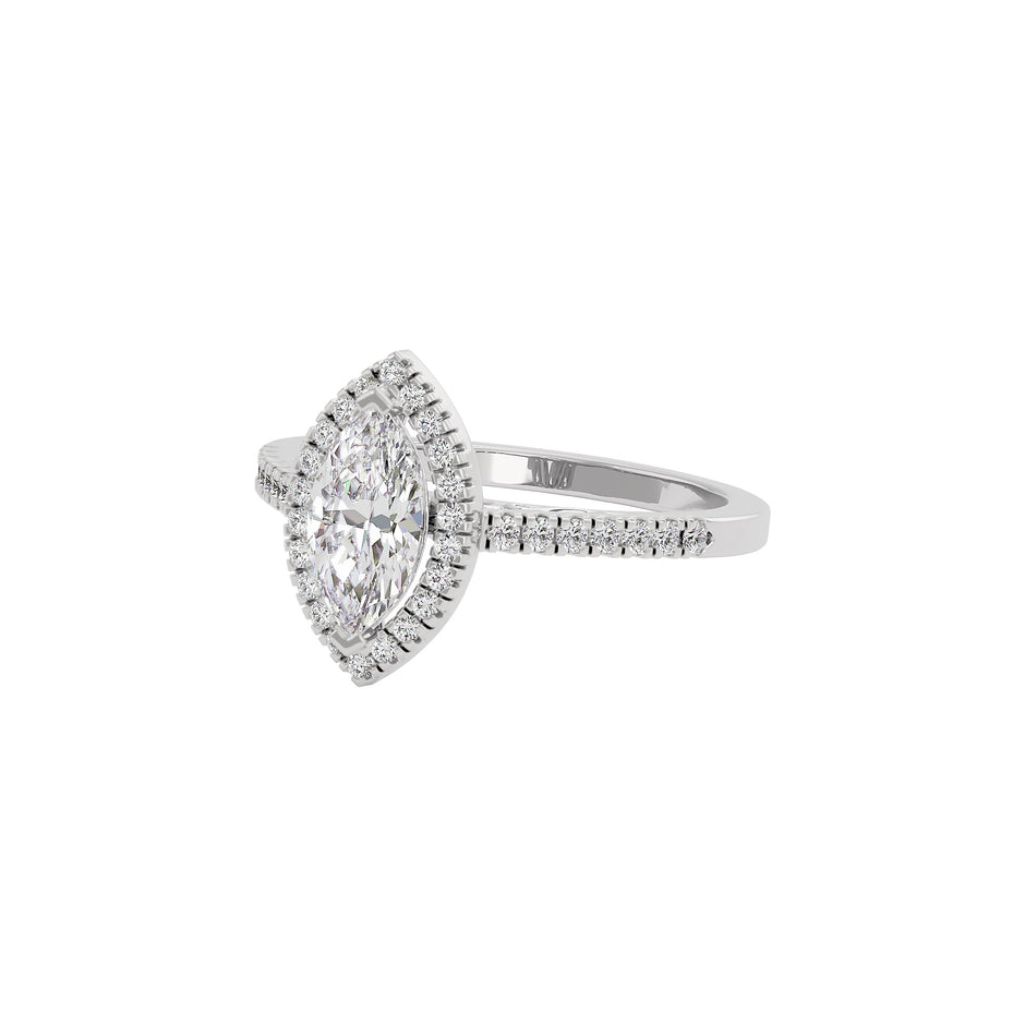 My Vow Luxe Engagement Marquise Diamond Ring 18 KT / White Gold / 22