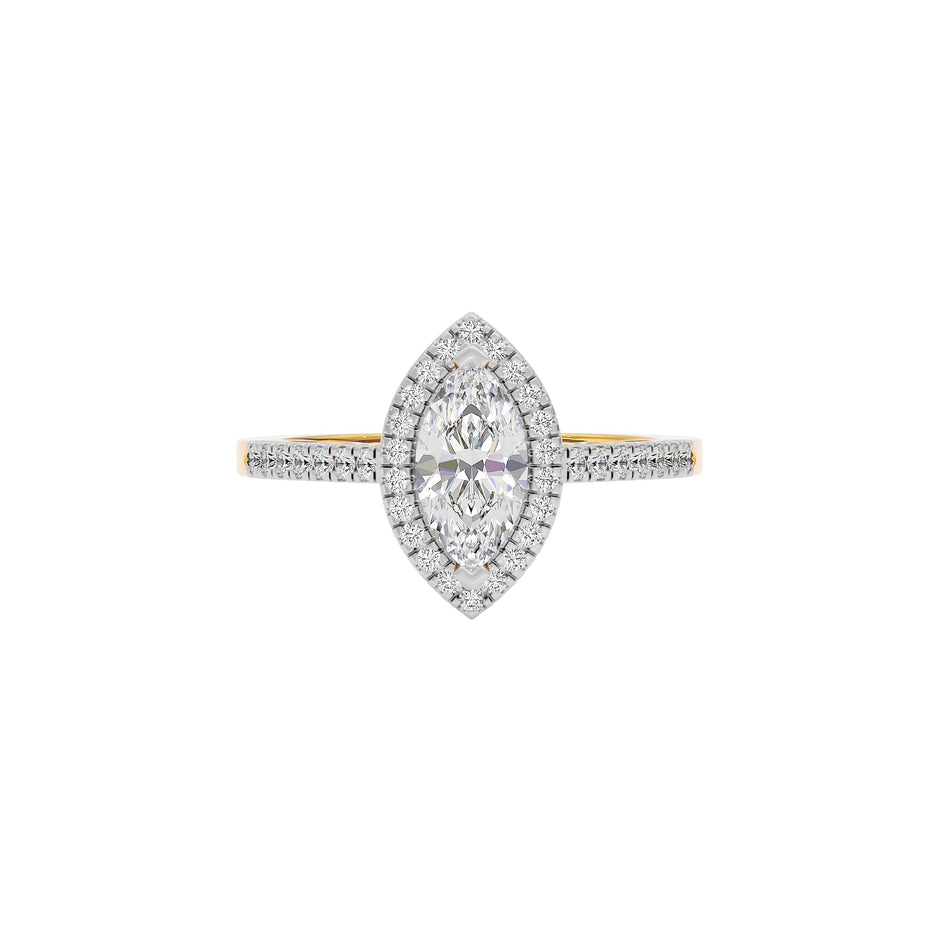 My Vow Luxe Engagement Marquise Diamond Ring 18 KT / Yellow Gold / 22