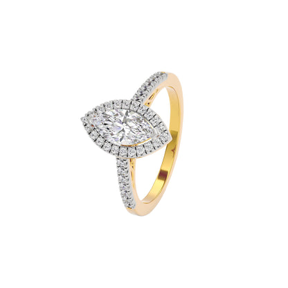 My Vow Luxe Engagement Marquise Diamond Ring 18 KT / Yellow Gold / 22