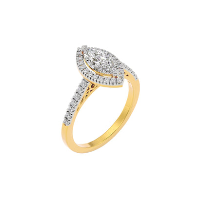 My Vow Luxe Engagement Marquise Diamond Ring 18 KT / Yellow Gold / 22