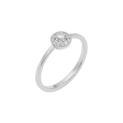 Enchanted Kreis Halo Diamond Ring