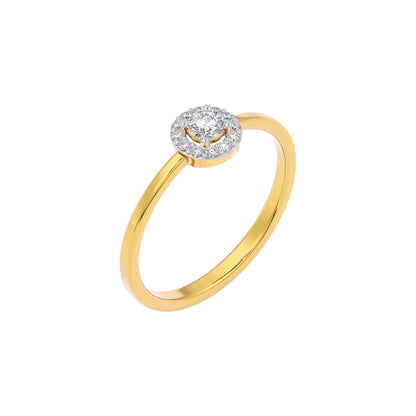 Enchanted Kreis Halo Diamond Ring