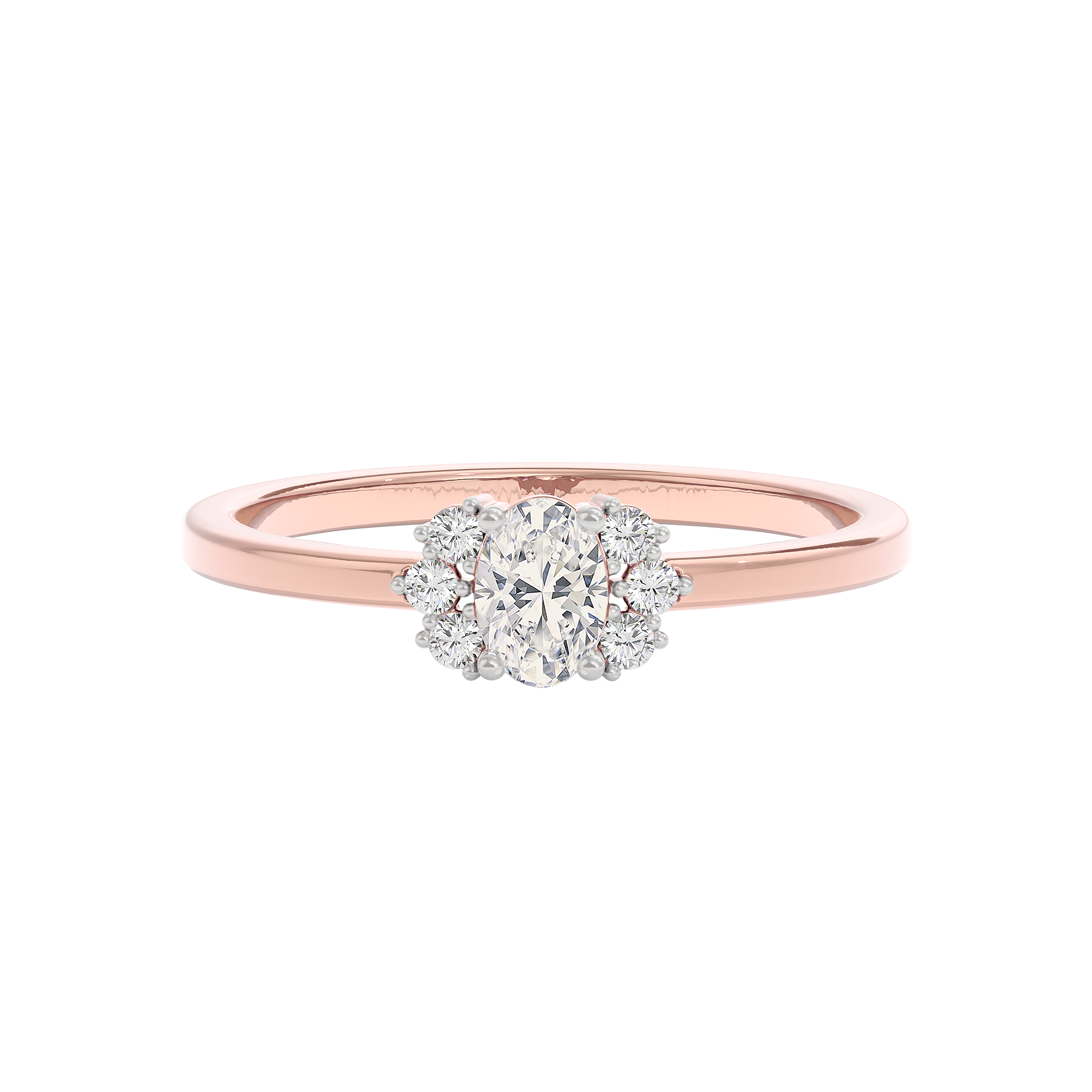 Rose Whisper Diamond Ring