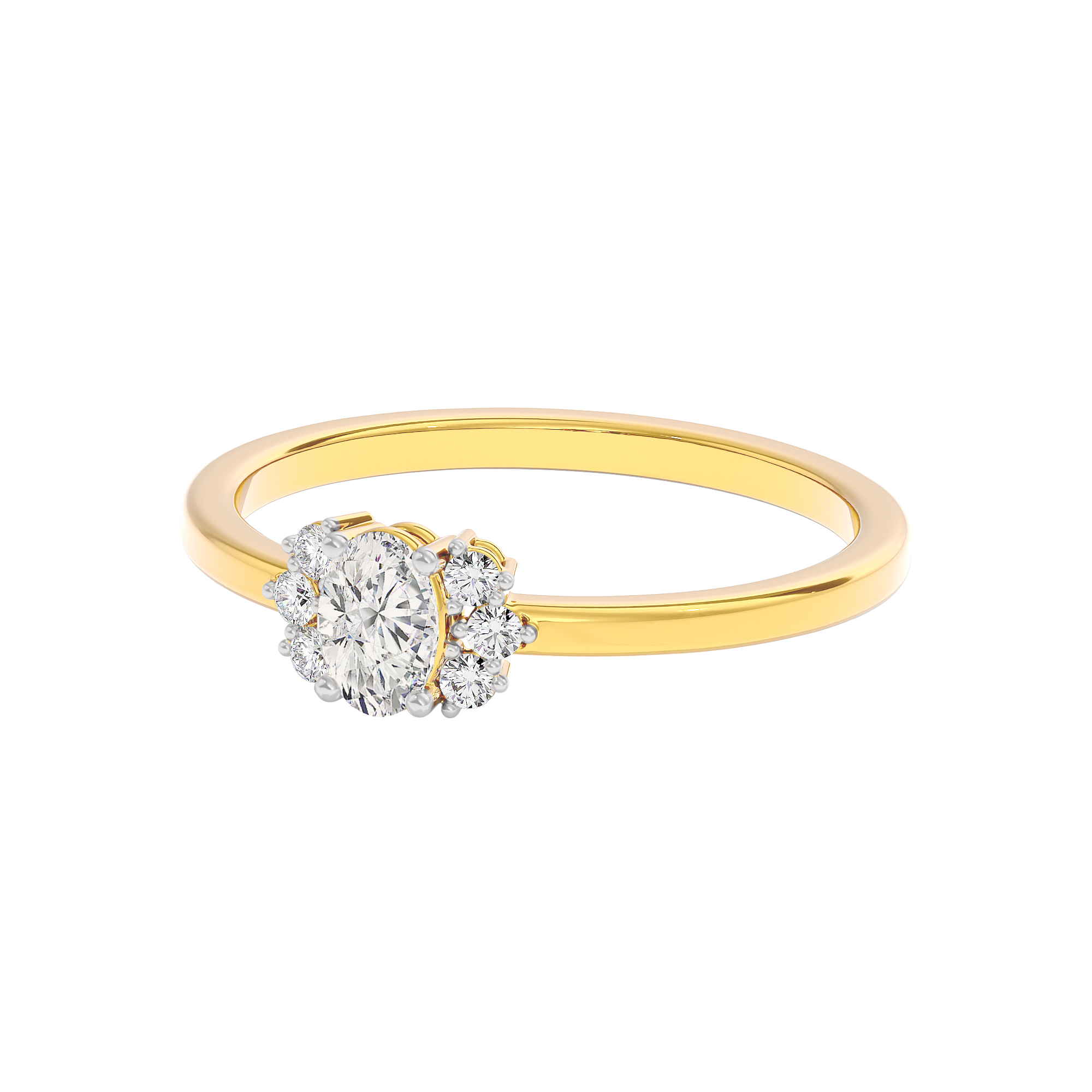 Rose Whisper Diamond Ring