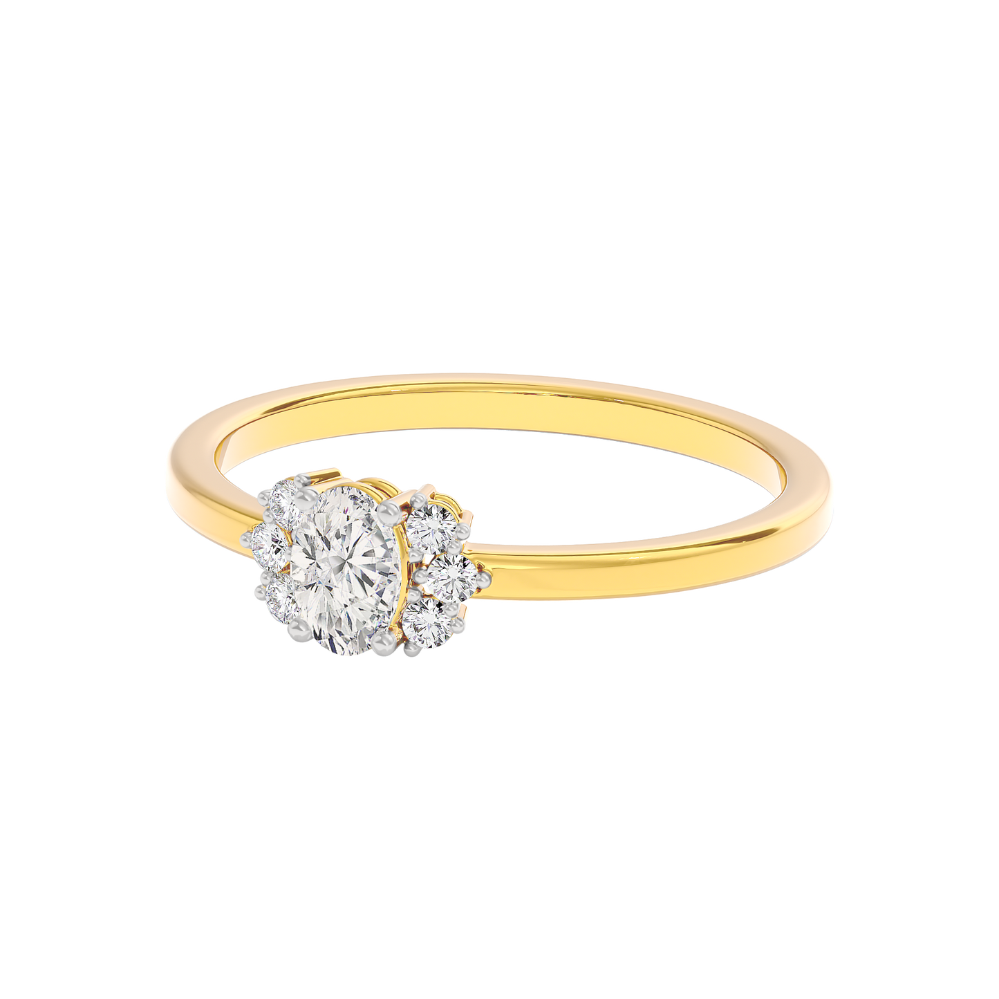 Rose Whisper Diamond Ring