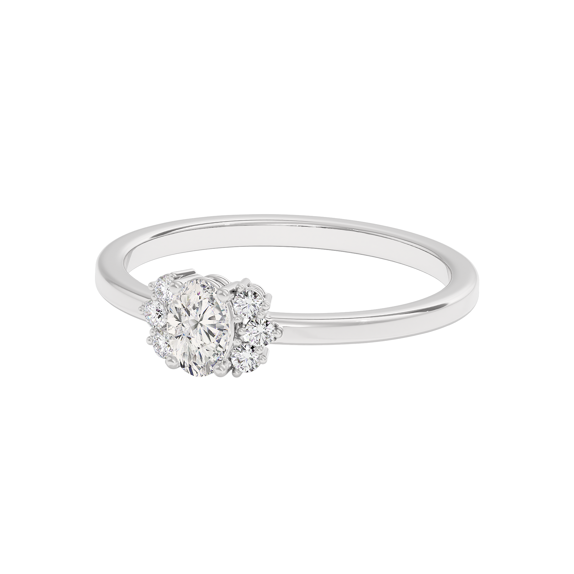 Rose Whisper Diamond Ring