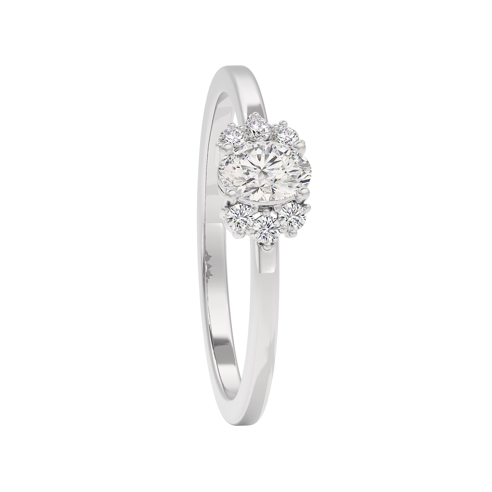 Rose Whisper Diamond Ring