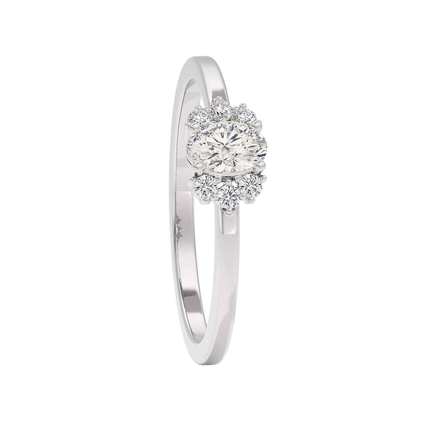 Rose Whisper Diamond Ring