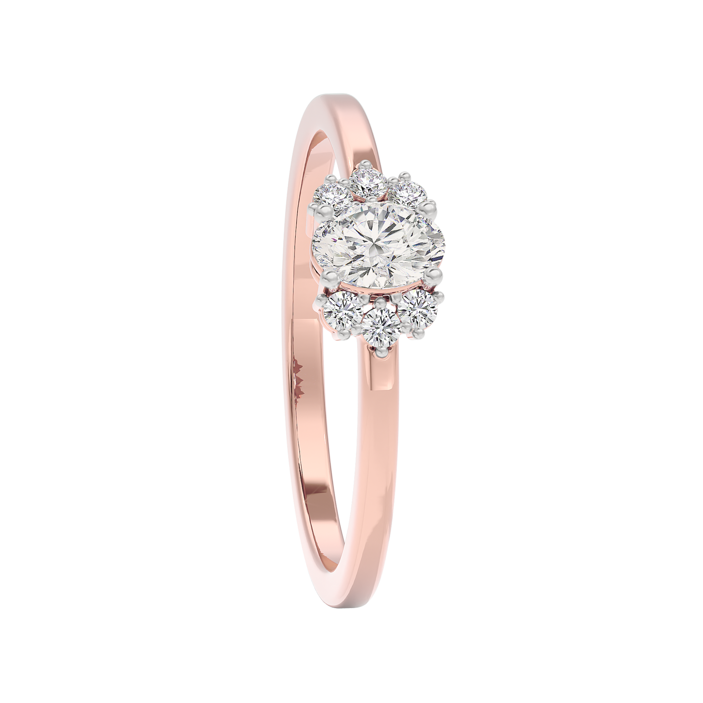 Rose Whisper Diamond Ring