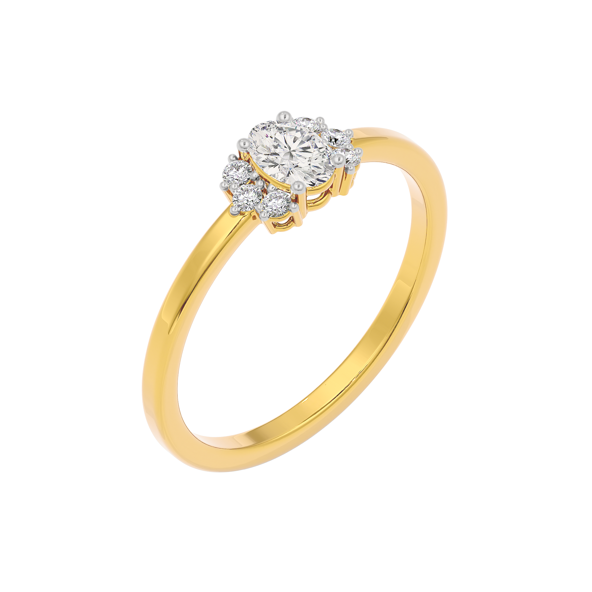 Rose Whisper Diamond Ring