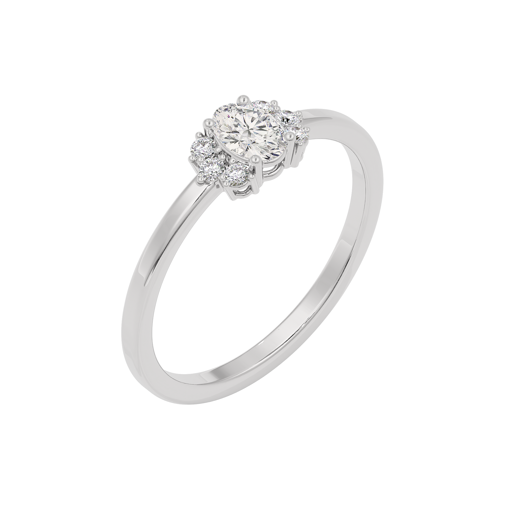 Rose Whisper Diamond Ring