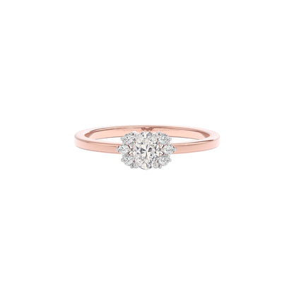 Rose Whisper Diamond Ring