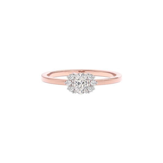 Rose Whisper Diamond Ring
