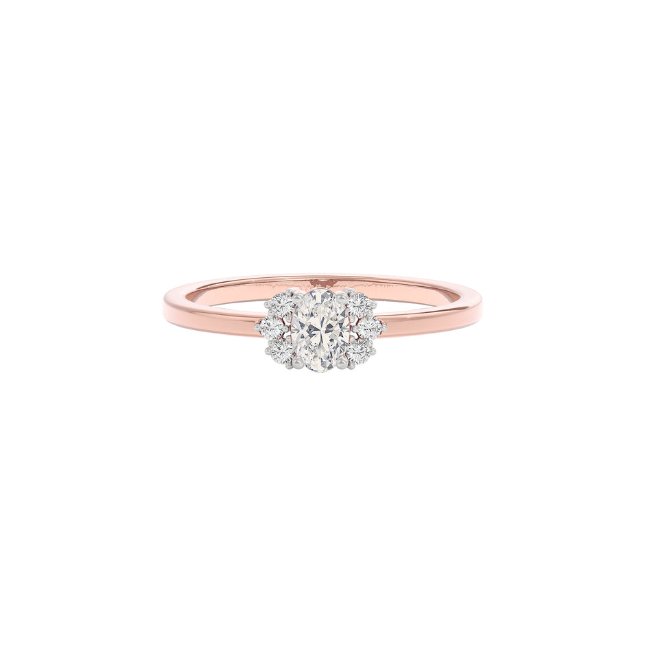 Rose Whisper Diamond Ring