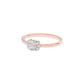 Rose Whisper Diamond Ring