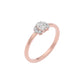 Rose Whisper Diamond Ring