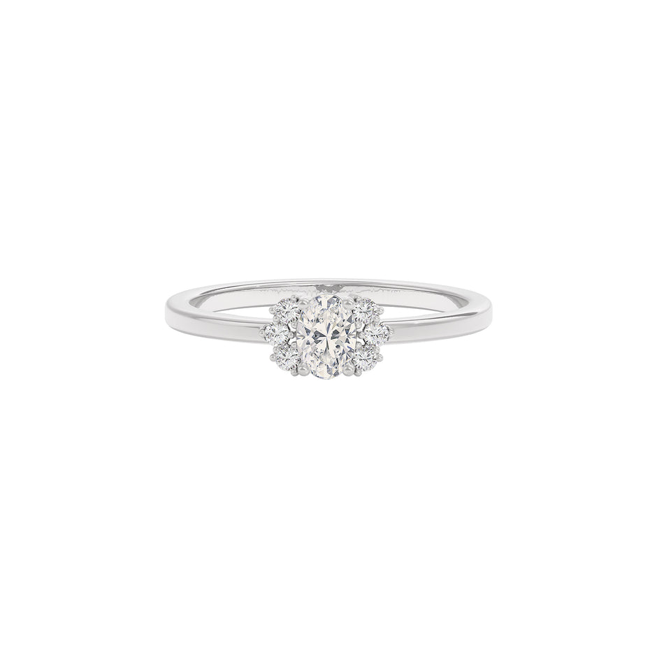 Rose Whisper Diamond Ring