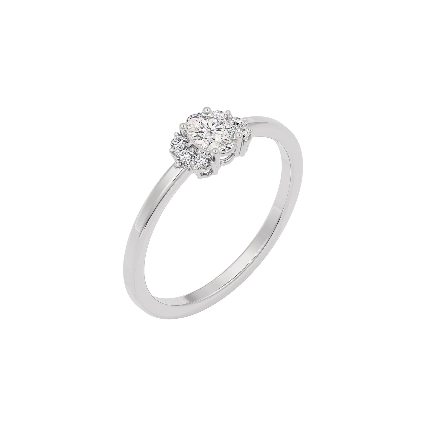 Rose Whisper Diamond Ring